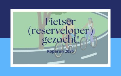 Fietser ( reserve loper ) gezocht voor de Roparun 2025